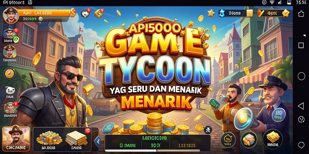 Tampilan gameplay menarik dari API5000 dalam dunia Tycoon.