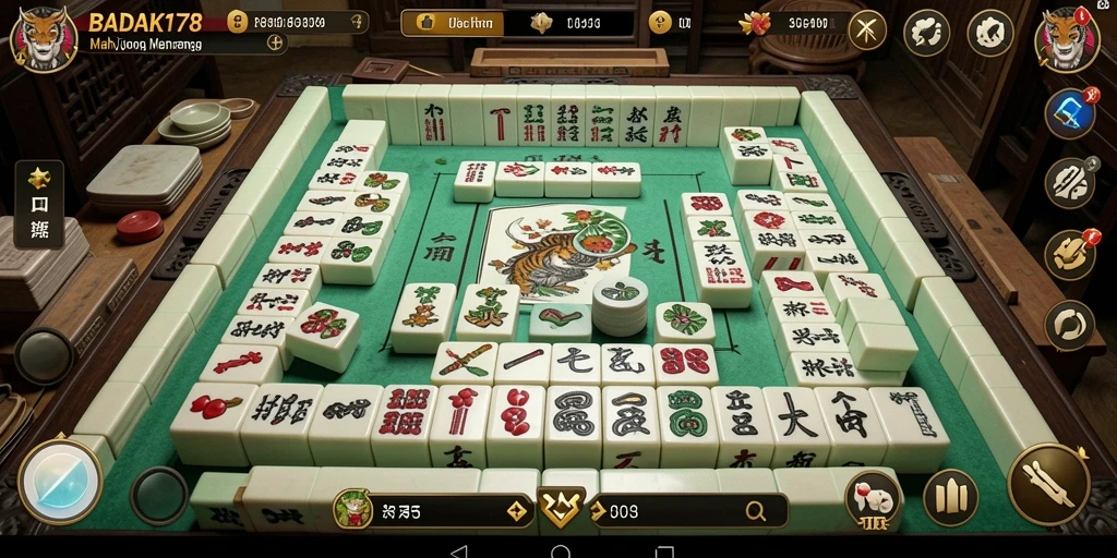 Screenshot menunjukkan gameplay Mahjong yang menarik dan seru.