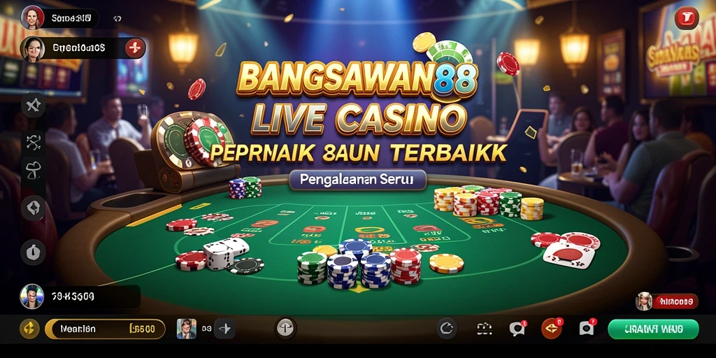 Tangkapan layar gameplay BANGSAWAN88 yang menunjukkan suasana kasino yang mendebarkan.