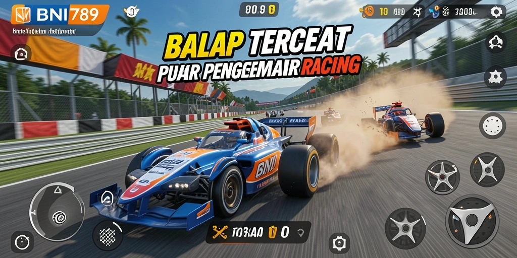 Tampilan gameplay BNI789 yang seru dan mengesankan saat balapan.