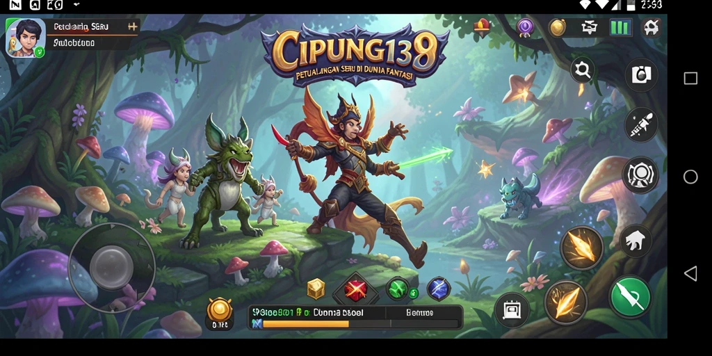 Tangkapan layar menunjukkan gameplay petualangan yang seru dan menantang di CIPUNG138.