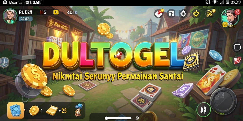 Tampilan seru gameplay DULTOGEL yang mudah dipahami.