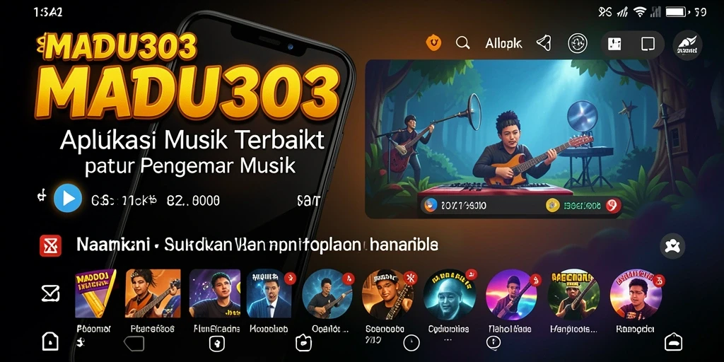 Tampilan gameplay MADU303 yang dinamis dan menarik.