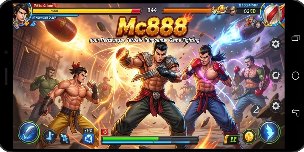 Gameplay seru dalam pertarungan karakter di MC888.