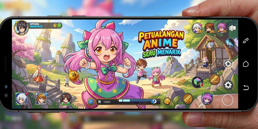 Screenshot gameplay MPO303 dengan karakter Anime yang menarik.
