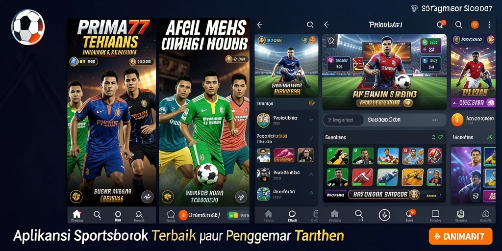 Tampilan aplikasi PRIMA77 yang modern dan interaktif pada saat taruhan.