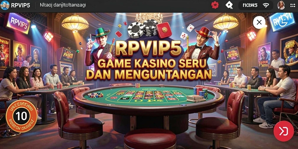 Tampilan gameplay nyata RPVIP5 yang menggembirakan dan mendebarkan.