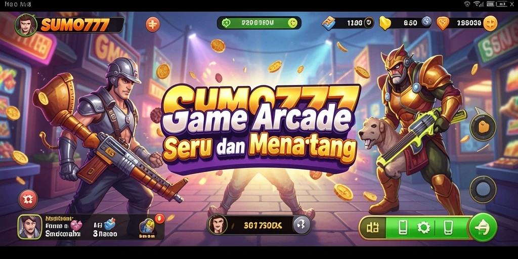 Tampilan gameplay seru dan kompetitif di SUMO777.