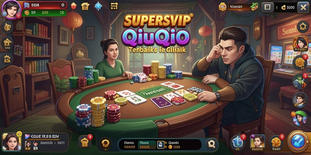 Gameplay menarik dari SUPERSVIP yang penuh aksi QiuQiu.